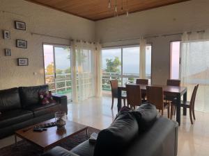 Χώρος καθιστικού στο Casa da montanha