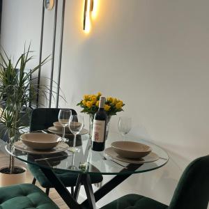 Χώρος καθιστικού στο Apartamenty Dwie Rzeki +2 φωτογραφίες