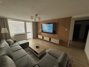 Μια τηλεόραση ή/και κέντρο ψυχαγωγίας στο Apartmán Aura