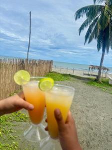 Nápoje v ubytování Casa jaguar frente al mar