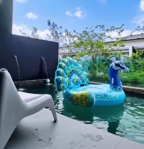 Bazén v ubytování Cyberjaya Puchong JWJ Pool Villa nebo v jeho okolí