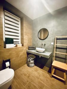 Vannituba majutusasutuses Istebna Pełna Chata II