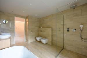 Koupelna v ubytování Hotel Princeps