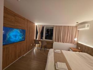 Μια τηλεόραση ή/και κέντρο ψυχαγωγίας στο Studio apartman Adria downtown