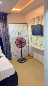 Postel nebo postele na pokoji v ubytování Continent