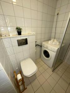 Koupelna v ubytování Cozy and modern apartment in the heart of OSLO