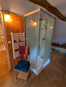 Ένα μπάνιο στο Gîte de la Petite Ferme Bretonne