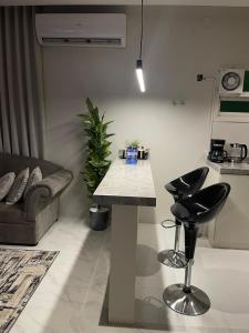 Χώρος καθιστικού στο نزل Rest