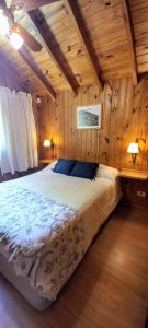 Postel nebo postele na pokoji v ubytování Cabaña del Arroyo + 14 fotografií