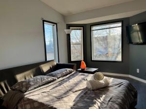 Ένα ή περισσότερα κρεβάτια σε δωμάτιο στο Covington Close