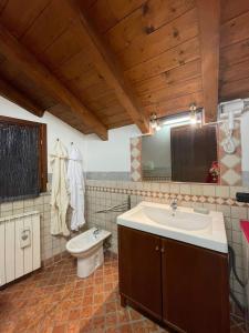 Koupelna v ubytování Villa Rachele