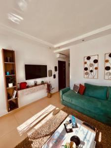 Istumisnurk majutusasutuses Appartement 2 chambres, près de la mer, résidence calme