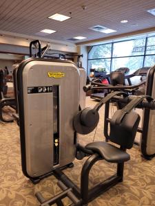 Fitnesscentret og/eller fitnessfaciliteterne på Dav's Slopeside King Studio -- Resort & Spa at Everline