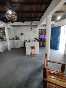 Et tv og/eller underholdning på Chalé Maison Blanche