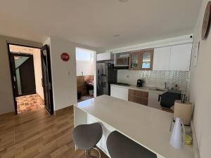 Kuchyň nebo kuchyňský kout v ubytování Resort in Sopetrán 402 t5 sol de occidente