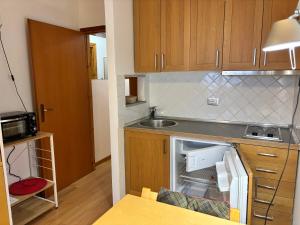 Η κουζίνα ή μικρή κουζίνα στο Casa Vialattea