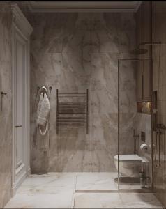 Koupelna v ubytování Villa in and Home Baku