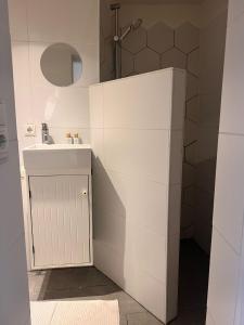 Ένα μπάνιο στο Cozy tiny house close to Schiphol Ams Airport