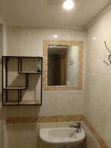 Ένα μπάνιο στο Penzion Kongo