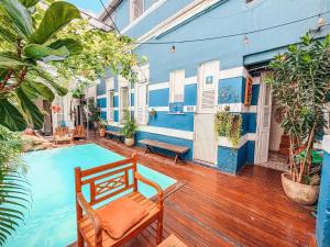 Bazén v ubytování Casa Tuxi nebo v jeho okolí