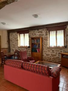 Χώρος καθιστικού στο Alojamientos- Fonda El Soto-Entre Viñas