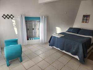 Postel nebo postele na pokoji v ubytování Suíte externa luxo no melhor da Ilhabela