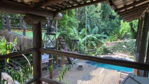 Zahrada ubytování Suíte externa luxo no melhor da Ilhabela