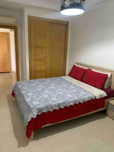 Ένα ή περισσότερα κρεβάτια σε δωμάτιο στο Lovely three sides Appart in Ola Blanca