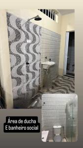 Ένα μπάνιο στο Casinha Feliz