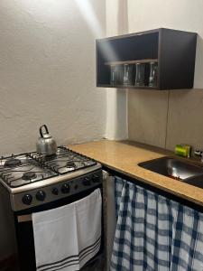 Kuchyň nebo kuchyňský kout v ubytování Monarcas II