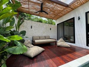 Posezení v ubytování Villa Baba