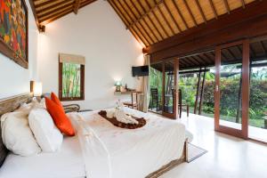 Posezení v ubytování Villa Tegal Tis Ubud