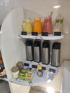 Η κουζίνα ή μικρή κουζίνα στο Hotel Trevo do Porto