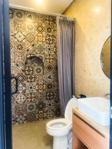 Koupelna v ubytování Sundari Guesthouse Pererenan