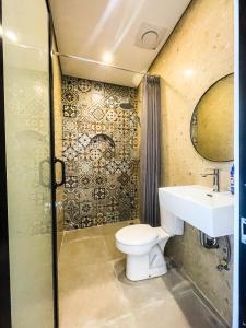 Koupelna v ubytování Sundari Guesthouse Pererenan