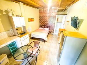 Η κουζίνα ή μικρή κουζίνα στο Villa Naylamp Loft 1 playa Pocitas