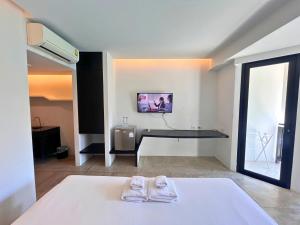 TV a/nebo společenská místnost v ubytování Z&Z Resort