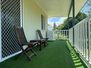 Balkón nebo terasa v ubytování 宁静小屋