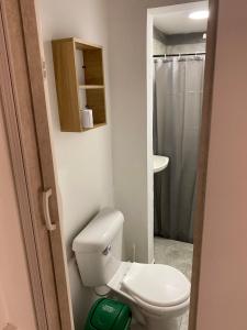 Koupelna v ubytování Apartaestudio monoambiente 100