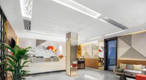 Posezení v ubytování Borrman Hotel Guilin Two Rivers and Four Lakes Beiji Plaza