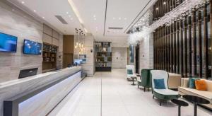 Posezení v ubytování City Comfort Inn Suzhou Wujiang Development Zone Yundong