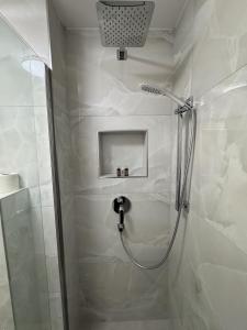 Koupelna v ubytování Märchenblick