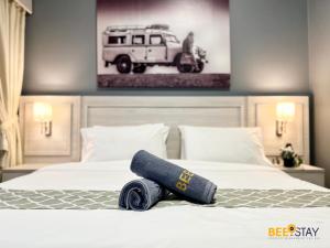 Postel nebo postele na pokoji v ubytování Copthorne Apartment Hotel with Big Balcony for 6