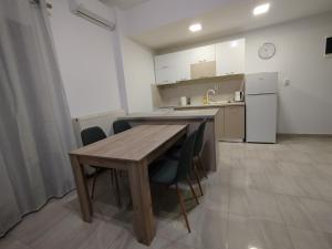 Kuchyň nebo kuchyňský kout v ubytování Kilkis Topfloor Apartment + 7 fotografií