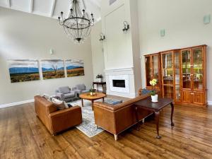 Posezení v ubytování Bergzicht Villa