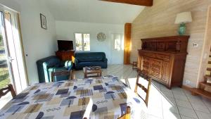 Χώρος καθιστικού στο La Balme