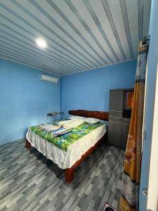 Ένα ή περισσότερα κρεβάτια σε δωμάτιο στο Lagundri holiday