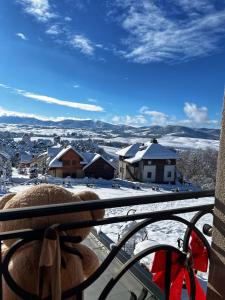 Nespecifikovaný výhled na hory nebo výhled na hory při pohledu z bed and breakfast