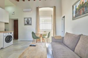 Χώρος καθιστικού στο Refugio de Visitación