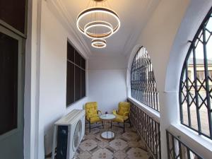 Χώρος καθιστικού στο The Petrance Apartment